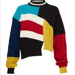 MGSM colorful cropped sweater M